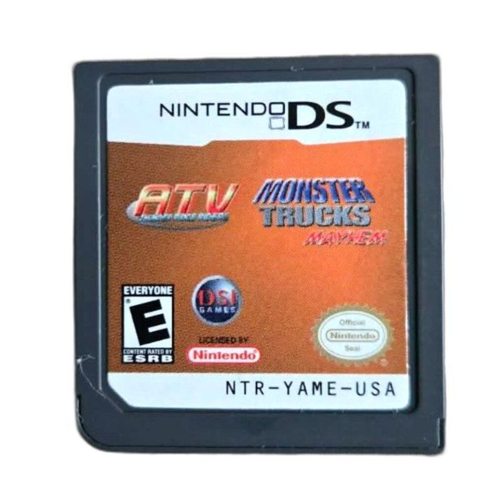 ATV Monster Trucks Mayhem Nintendo DS 3DS (Cartridge Only) Tested